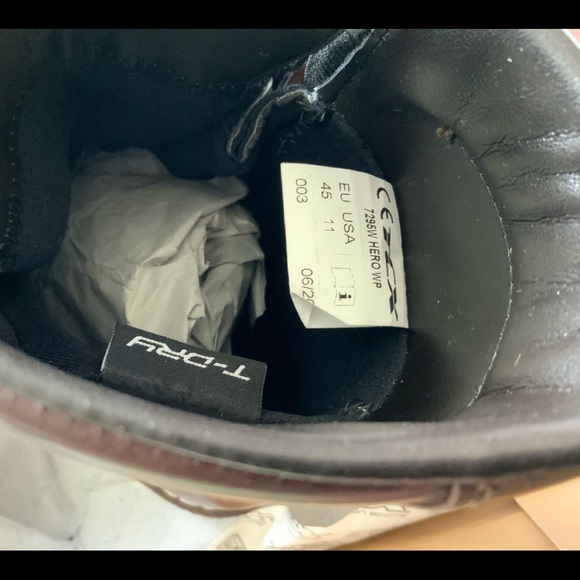 TCX Hero Boots Size US 11 /EU45  Waterproof Brown - Picture 5 of 11